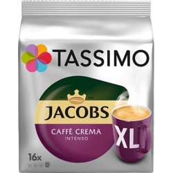 Jacobs - Caffe Crema intenso XL, 16x tassimo κάψουλες