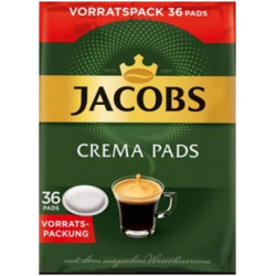 Jacobs - Crema pads, 36x χάρτινες ταμπλέτες 