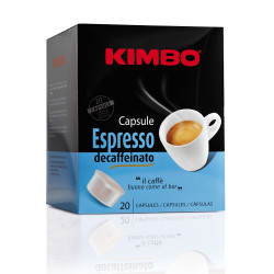 Kimbo - Decaffeinato, 20x κάψουλες καφέ