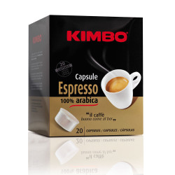 Kimbo - Arabica, 20x κάψουλες καφέ