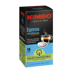 Kimbo - Decaffeinato, 18 χάρτινες ταμπλέτες